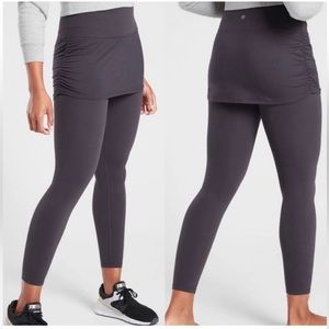 Athleta Elation 2 in 1 7/8 skirt leggings tights